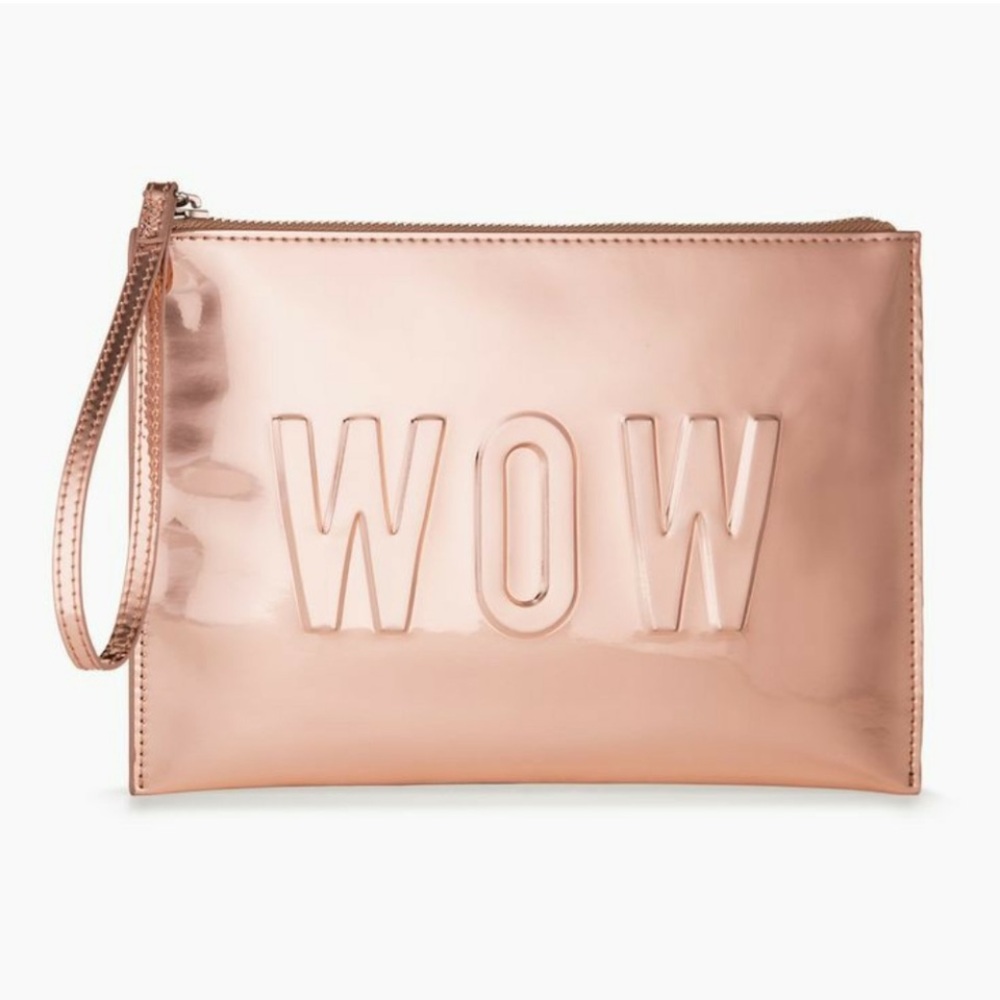 🧡🆕NWT Stella & Dot In Charge Pouch/Clutch in Rose Gold